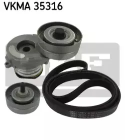 VKMA 35316 SKF Поликлиновой ременный комплект